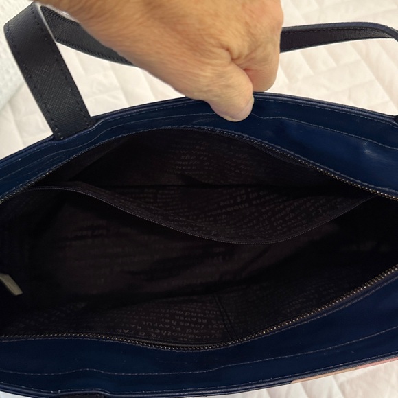 KATE SPADE “Going Places” Francis Map Leather Tote - Picture 4 of 11